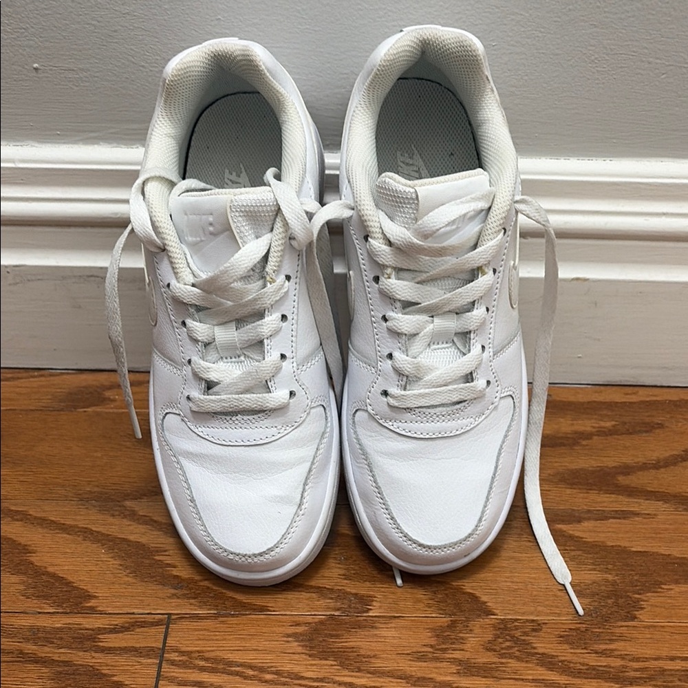 Nike Women’s White Low-Top Leather Sneakers